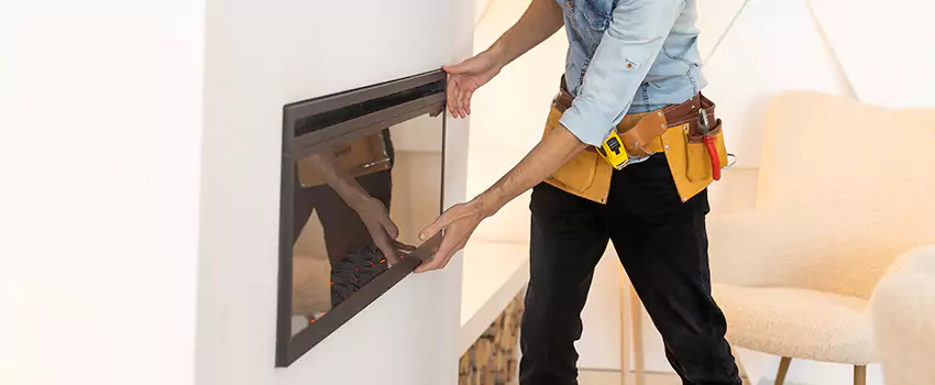 Metal Fireplace Installation in Battle Creek, Michigan