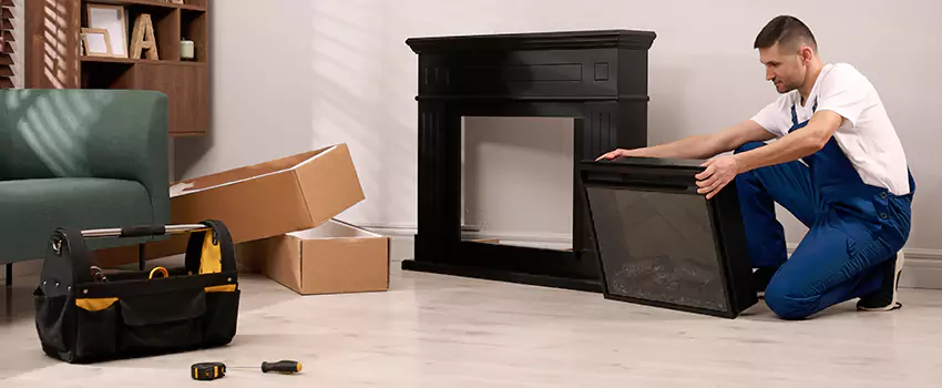 Old Rusted Metal Fireplace Repair And Replacement in Battle Creek, MI